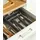 Rotho Domino Besteckkasten 39,7 x 34,1 x 5,1 cm