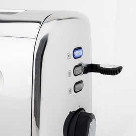 h.koenig Toaster 4 Scheiben, Edelstahl...