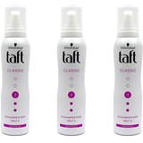 Haarstyling Schwarzkopf Taft Classic Schaumfestiger Halt 3 , 3x150ml EAN4015100437935