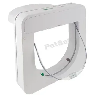 PetSafe Mikrochip Katzenklappe Gold/Weiß