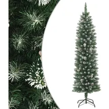 vidaXL Künstlicher Weihnachtsbaum Schlank grün 180 cm