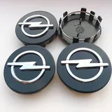 ZBYFCLK 4 Stück Nabendeckel für Opel Corsa 58MM 60MM 64MM,Radnabenkappen,Radnabendeckel,Felgendeckel,Sonnenschutz Wasserdicht Staubdicht Nabendeckel,Autoteile