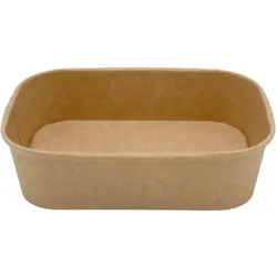 300x ECOTAKE Salatschalen Takeaway 500ml| FSC® Kraftpapier/PE