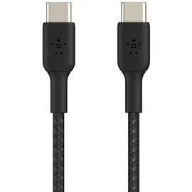 Belkin BOOST CHARGE geflocht.Kab USB-C/USB-C 15cm sw.CAB004BT0MBK