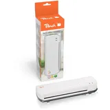 Peach PL707 Heimbüro Laminiergerät DIN-A4 , in wenigen Minuten startklar , geeignet für handelsübliche Folien , 11⁄2 Seiten pro Minute , inkl. 10 Laminierfolien