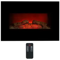 Classic Fire Elektrokamin Classic Fire Memphis Elektrokamin mit Heizung Elektroheizung schwarz