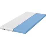 Wellbe Matratze 180x200 Topper Visco 7 cm Matratzenauflage mit Memory Schaum H2