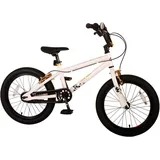 TPFSports Cool Rider Kinderfahrrad - Jungen 18 Zoll - 2 Handbremsen - Weiß