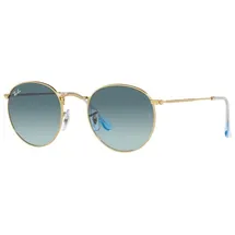 Ray-Ban RB3447 Unisex-Sonnenbrille Vollrand rund Metall-Gestell, gold