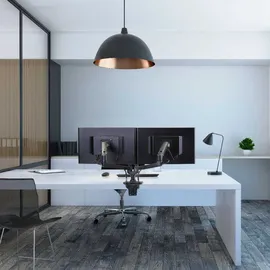 Ergotron LX Dual Monitorarm Tischhalterung Schwarz