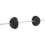 vidaXL Langhantel-Set 30 kg