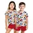 MICKEY MOUSE Disney Mickey Mouse Schlafanzug Pyjama Set Kurzarm Oberteil Hose in rot/weiß - rot - 110, - 116,