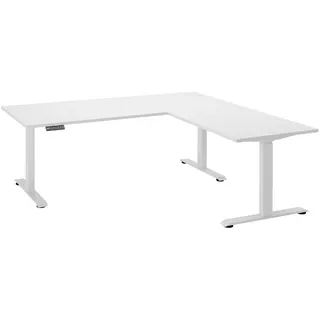 Harper Schreibtisch HARPER BIRCHES BB 180x177 cm weiß Winkelschreibtisch - Weiß