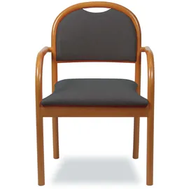 Home Affaire Armlehnstuhl ROMA Massivholz beige