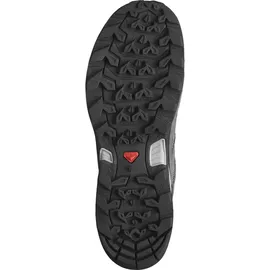 Salomon X-ward Leather Goretex Wanderschuhe - Gull / Black / Ebony - EU 37 1/3