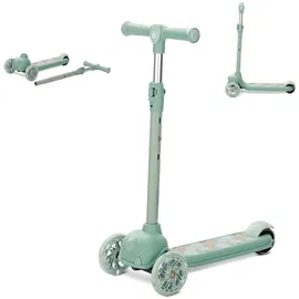 Lorelli JETSTER 3-Rad Kinder-Scooter Grün/Weiß