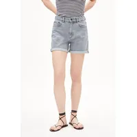 ARMEDANGELS Damen Jeans Shorts aus Bio-Baumwoll Mix SHEAARI Regular Fit Fresh Blue - 29W