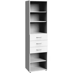 XORA Regal hoch MULTIRAUMKONZEPT - B/H/T ca. 40,00x185,00x40,00