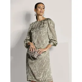 Madeleine Midikleid Two-Tone Braun/Weiß 36