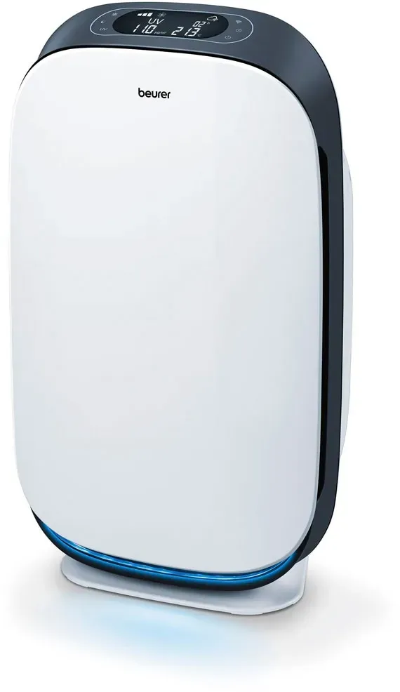 Luftreiniger BEURER "LR 500" schwarz-weiß (weiß, schwarz) Luftbefeuchter Luftreiniger