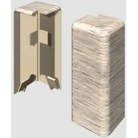 EGGER Außenecke Kubisch 6 cm Esche Grau 2 Stück