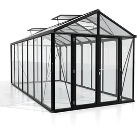Vitavia Zeus Comfort 13800 Alu schwarz ESG 3 mm/Dach HKP 10 mm 13,8 m2