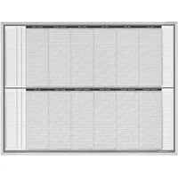 Magnetoplan Jahresplaner 121,5 x 91,5 cm Weiß
