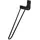 Dieda Tischbein Hairpin 710 x 255 x 59 mm