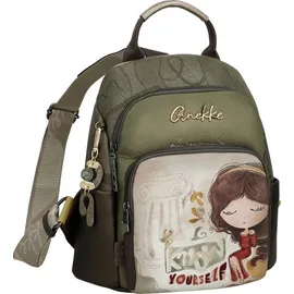 Anekke Muse Backpack Multicolor Olivgrün