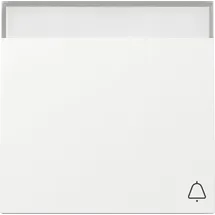 Gira Wippe mit Symbol "Klingel" und Beschriftungsfeld - weiß, Retail