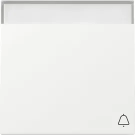 Gira Wippe mit Symbol "Klingel" und Beschriftungsfeld - weiß, Retail