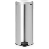 Brabantia Proregal Mülleimer, Grau, Metall, 29.3x67.9x38 cm, Küchen, Küchenausstattung,