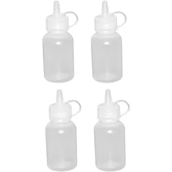 GVK ECO 4 Mini Quetschflaschen 30 ml Soßenflasche, Dressingflasche, Gewürzflasche