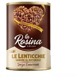 12x La Rosina Lenticchie Linsen Mit Natur, Hülsenfrüchte In Dosen 400g
