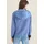 Cecil Jacke mit Strukturmix und Kapuze - Blau