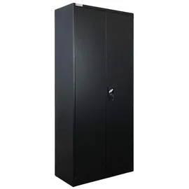 Proregal ELEPHANT Flügeltürenschrank 180 x 80 x 40 cm Schwarz