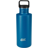 Esbit Sculptor Edelstahl Trinkflasche mit praktischem Loop Verschluss - 750 ml in Blau