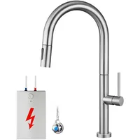 Niederdruck Armatur Küche, Niederdruck Wasserhahn Küche Ausziehbar, 360° Dreh...