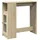 vidaXL Bartisch mit Regal 101 x 40 x 103,5 cm Braun