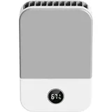 Tragbarer Nackenventilator Mit Digitalanzeige, Mini-usb-wiederaufladbar
