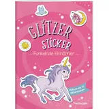 Tessloff 378864459 Glitzer-Sticker Malbuch. Funkelnde Einhörner