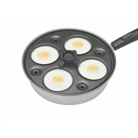 KitchenCraft Eierpochierer - Silver / Black - One Size