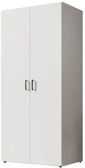 Pol Power Kleiderschrank Barwite 80 x 190 cm Dekor Weiß