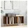 vidaXL Schallplattenschrank Altholz 100 x 38 x 48 cm braun