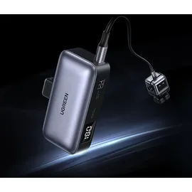 UGREEN 5000mah Power Bank With Built-In Usb-C Connector Powerbank - schwarz - 5000 mAh,