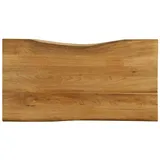 vidaXL Tischplatte mit Baumkante 120x60x2,5 cm Massivholz Mango