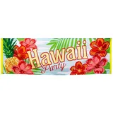 Boland Banner Hawaii-Party 74 x 220 cm Mehrfarbig