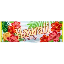 Boland Banner Hawaii-Party 74 x 220 cm Mehrfarbig