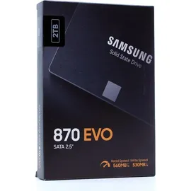 Samsung 870 EVO 2 TB 2,5" MZ-77E2T0B/EU