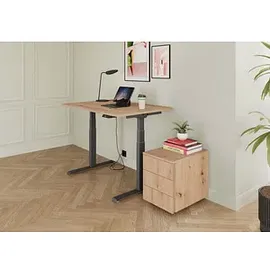 baselite Schreibtisch Asteiche / Grau